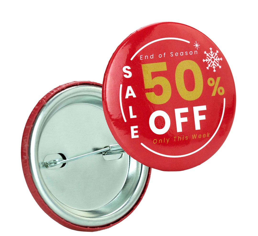 55mm Button Badges | UK Printed Badges | Purple Moon Promo
