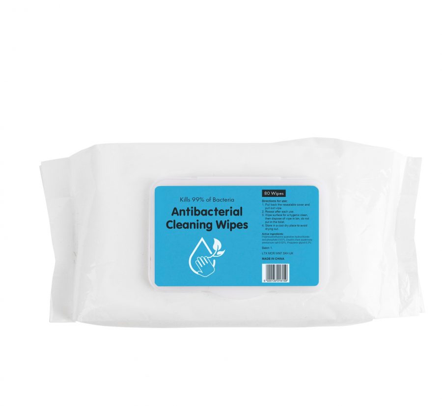 Antibac Wet Wipes 60 Pack Purple Moon