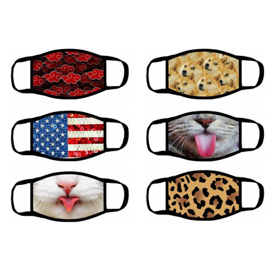 Dyesublimation Face Mask Purple Moon