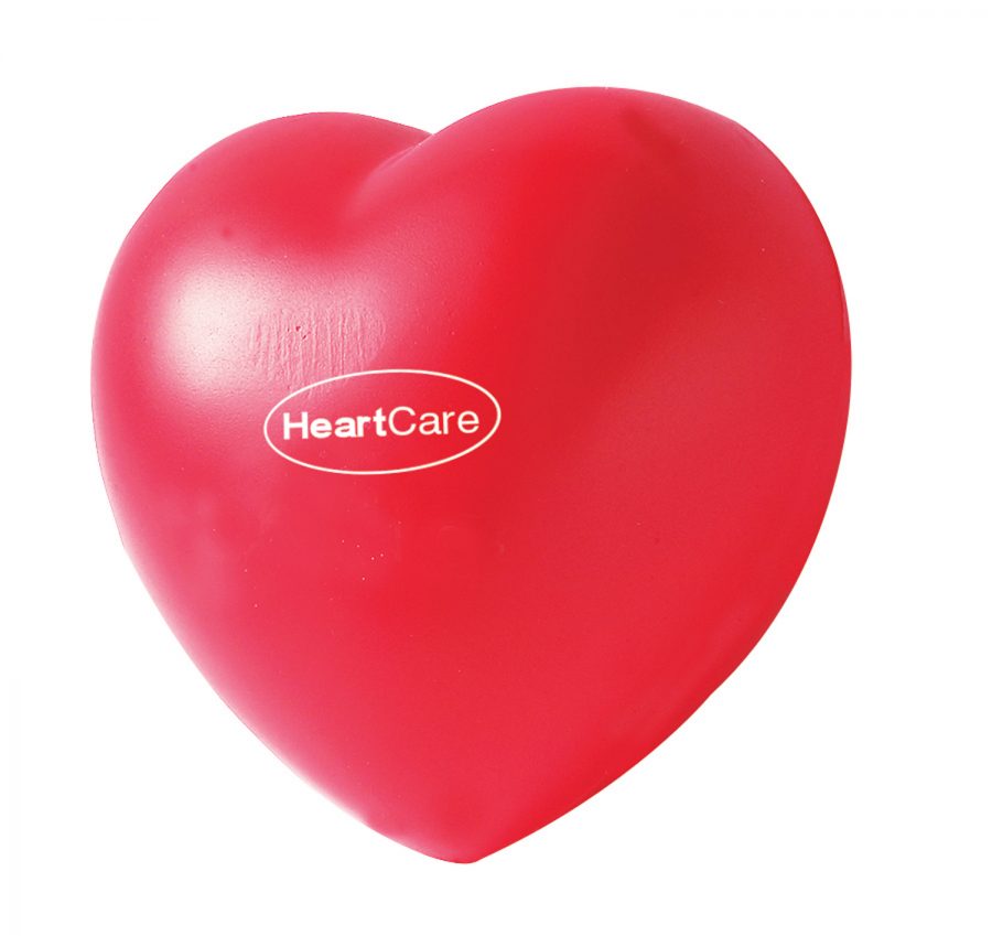 Love Heart Stress Ball Purple Moon