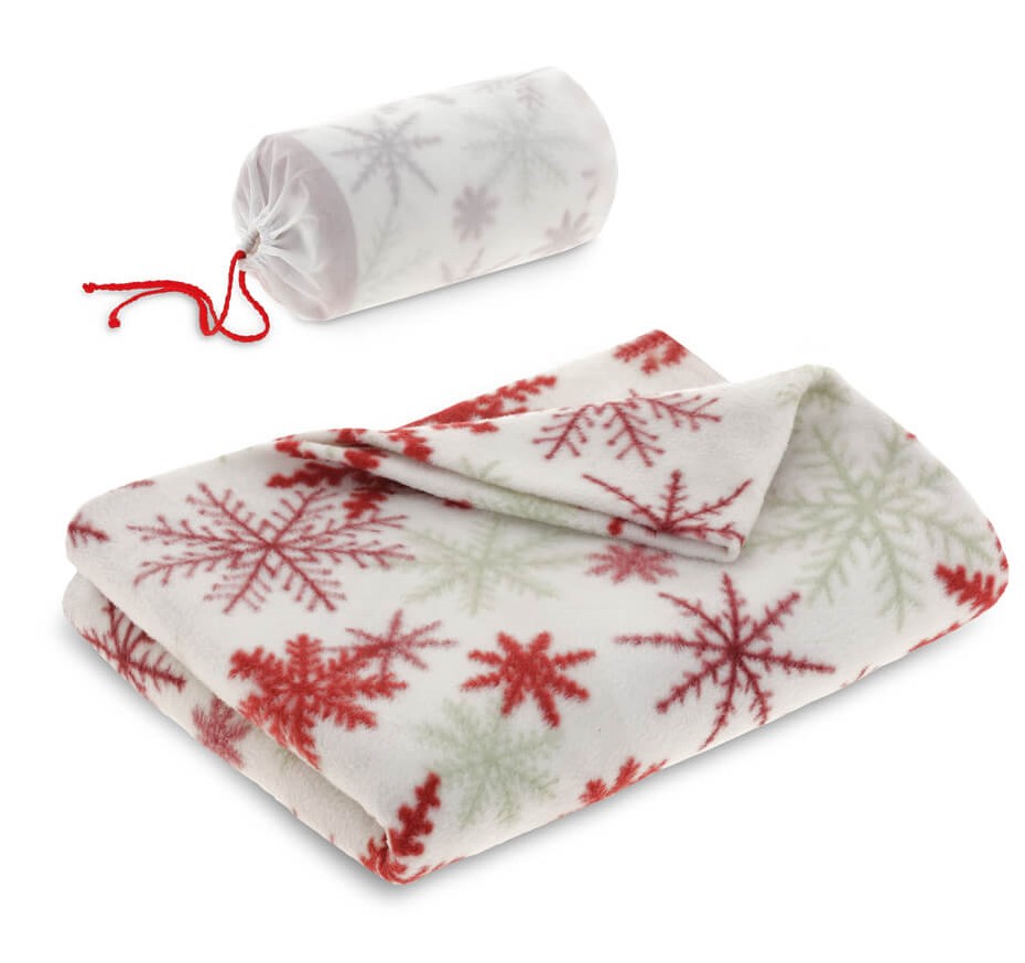 Fleece Christmas Blanket Purple Moon